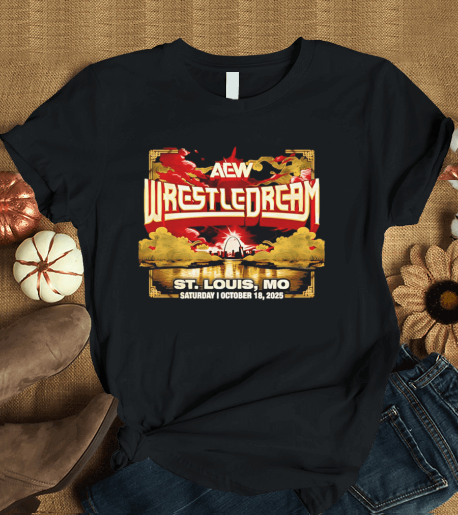 AEW WrestleDream October 18 2025 St Louis MO Event T-Shirt