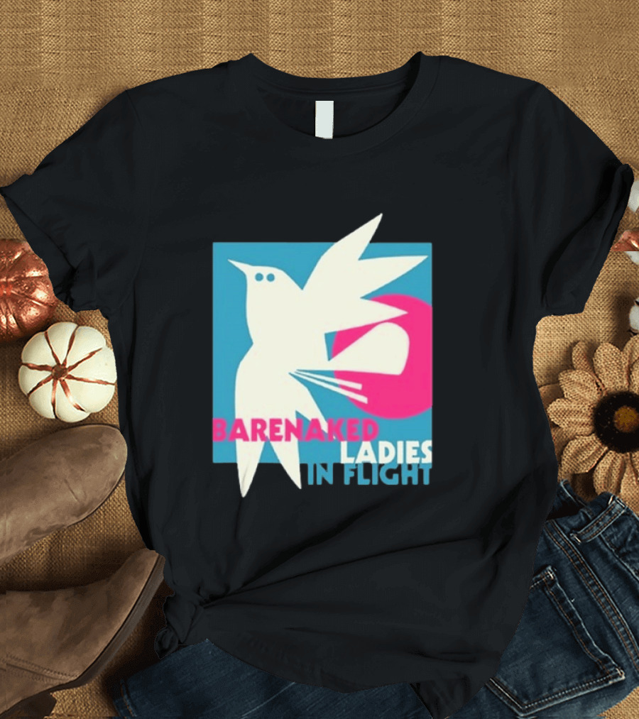 Barenaked Ladies In Flight Bird Tour 2024 Art Vintage Concert T-Shirt