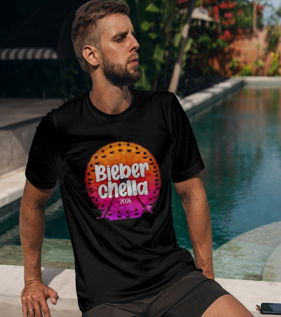 Bieberchella Coachella Ferris Wheel Summer Concert 2026 T-Shirt
