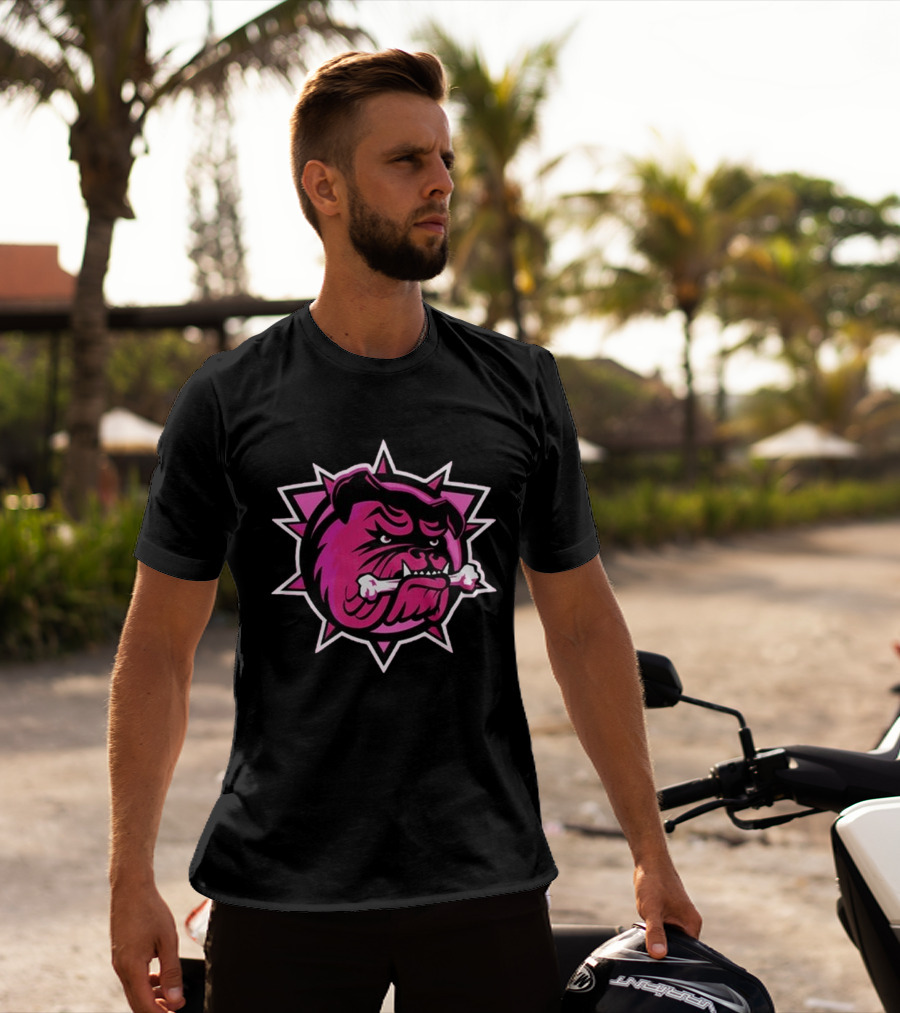 Brantford Bulldogs Pink In The Rink Night 2024 T-Shirt