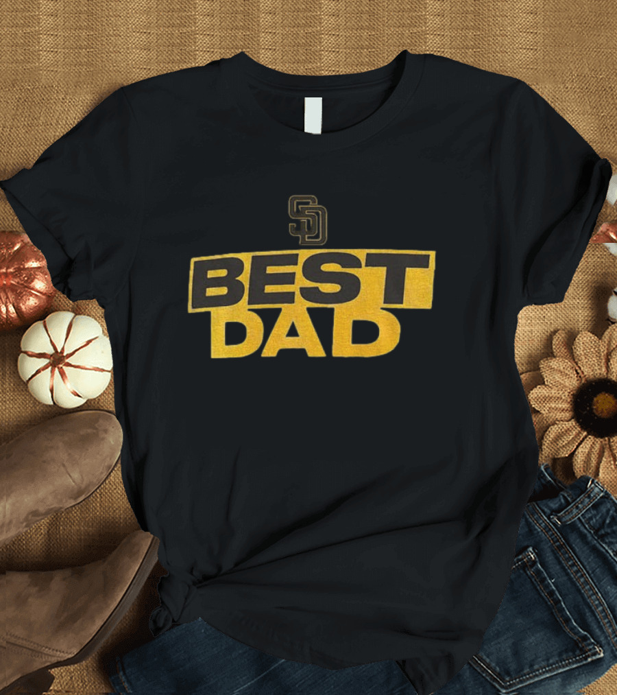 San Diego Padres Best Dad Father's Day MLB SD T-Shirt