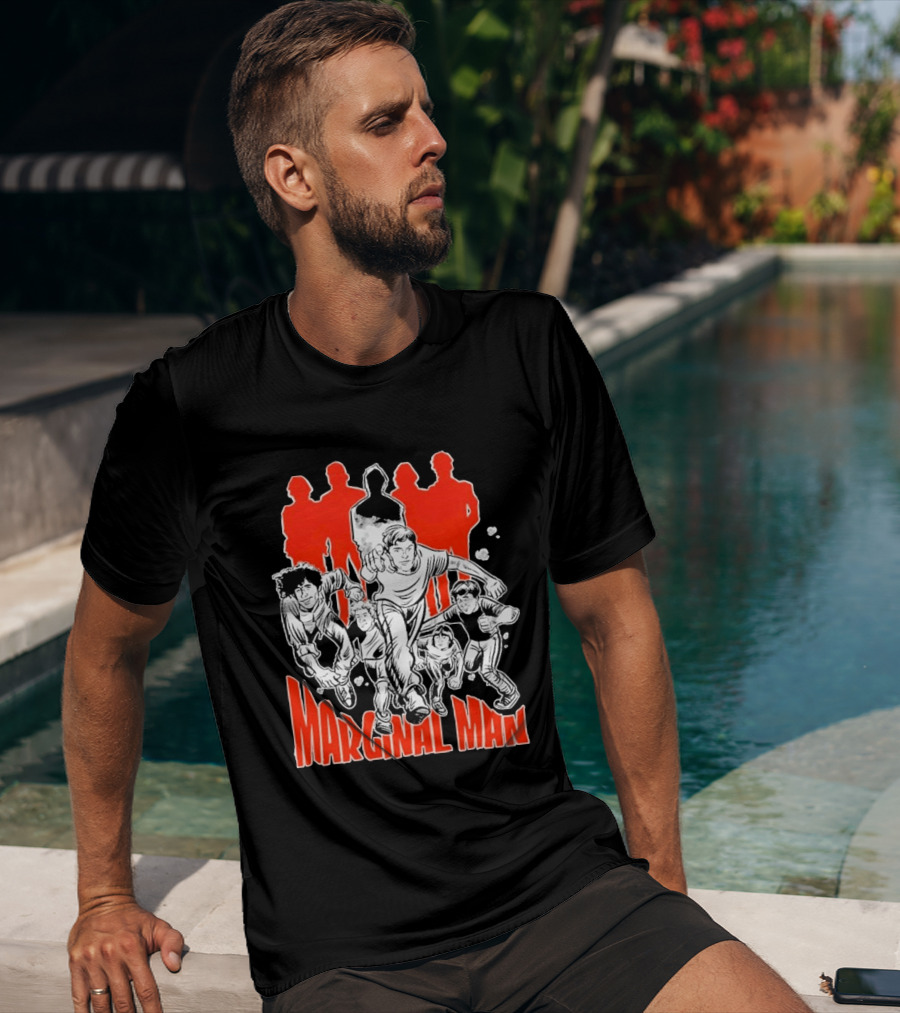 Marginal Man Identity Comic Style Group Of Characters T-Shirt