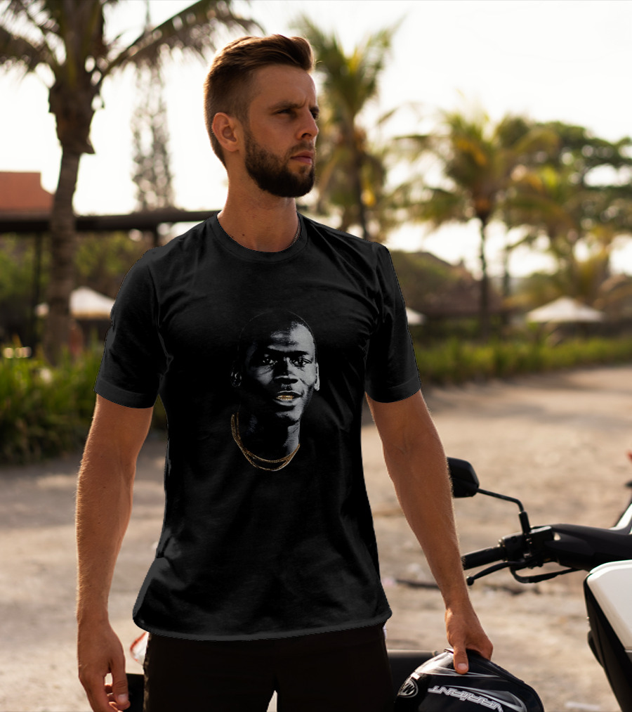 Michael Jordan Big Head Gold Teeth Chicago Bulls NBA Basketball T-Shirt