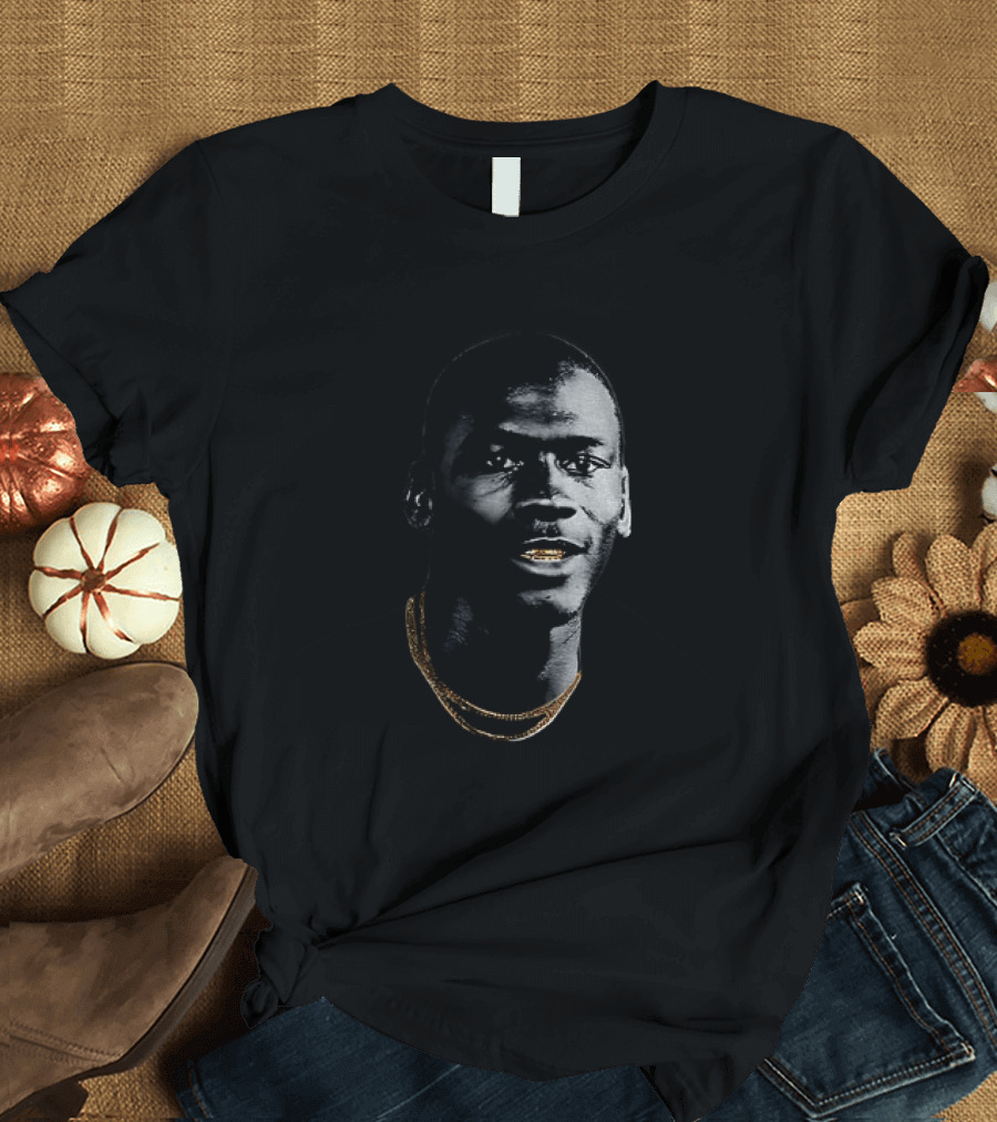 Michael Jordan Big Head Gold Teeth Chicago Bulls NBA Basketball T-Shirt