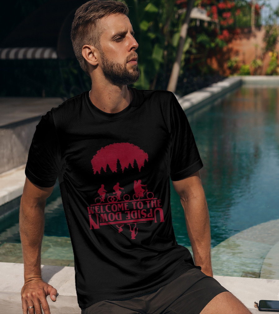 Stranger Things Welcome To The Upside Down Bike Adventure T-Shirt