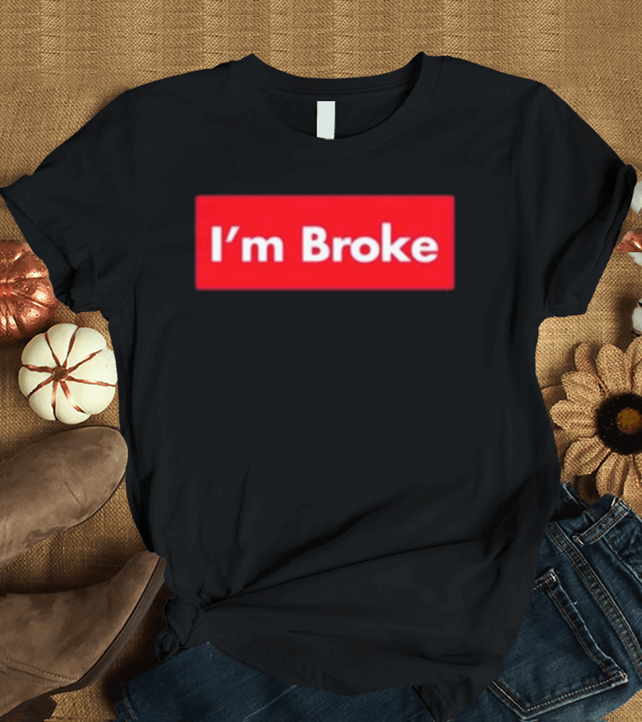 Terroriser I'm Broke Red Box T-Shirt