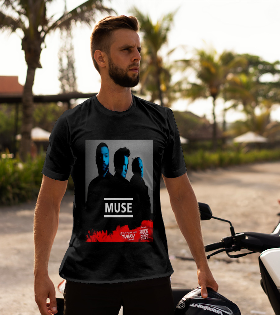 Muse Rockfest Turku 12th 14th June 2025 Finland T-Shirt