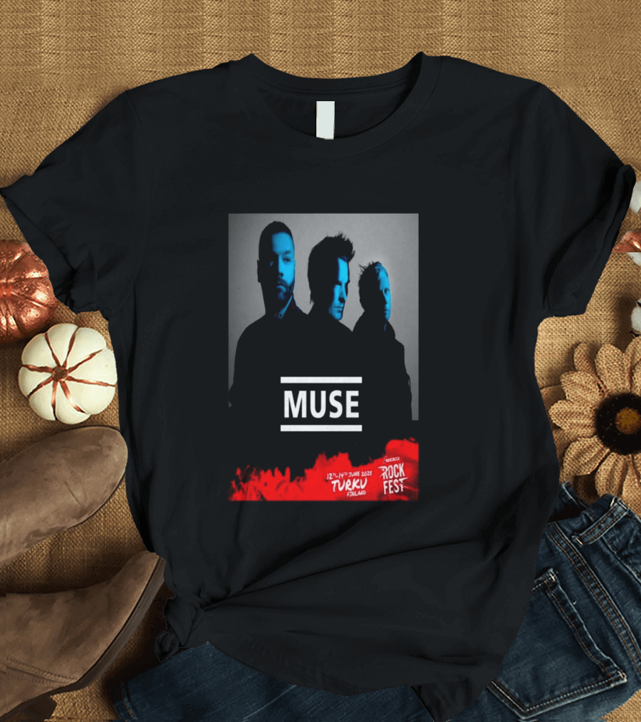 Muse Rockfest Turku 12th 14th June 2025 Finland T-Shirt
