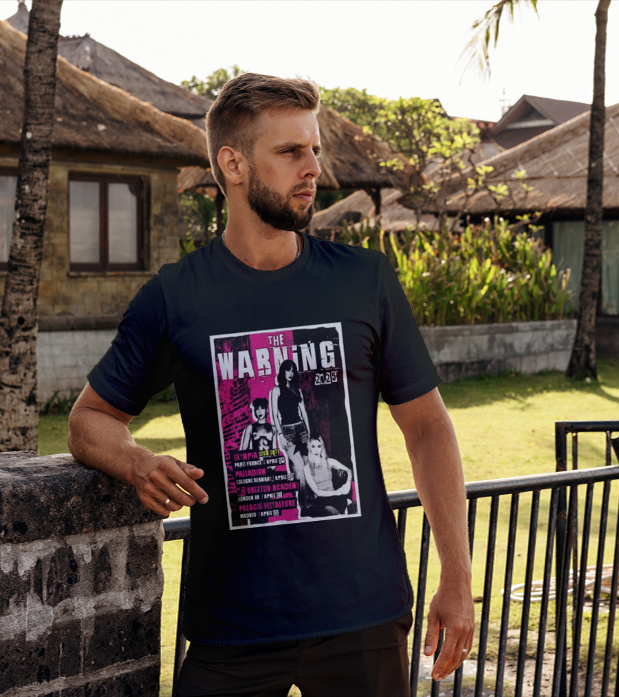 The Warning European Tour 2025 Olympia Palladium O2 Brixton Palacio Vistalegre T-Shirt