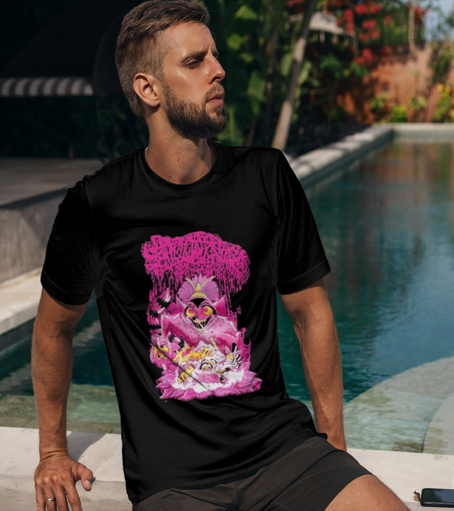 New Sanguisugabogg Pink Monster King Julian Purple T-Shirt