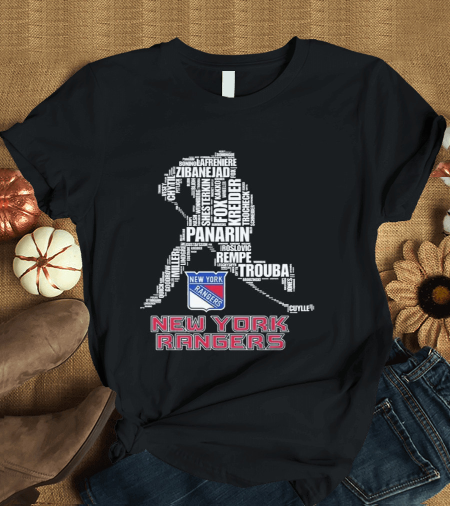 New York Rangers Hockey 2024 Panarin Trouba T-Shirt