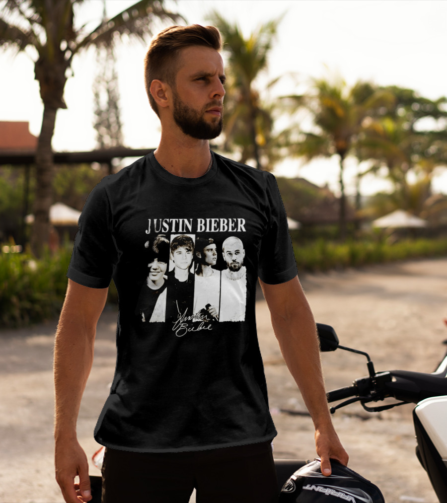 Justin Bieber Swag Evolution Signature Only Here T-Shirt