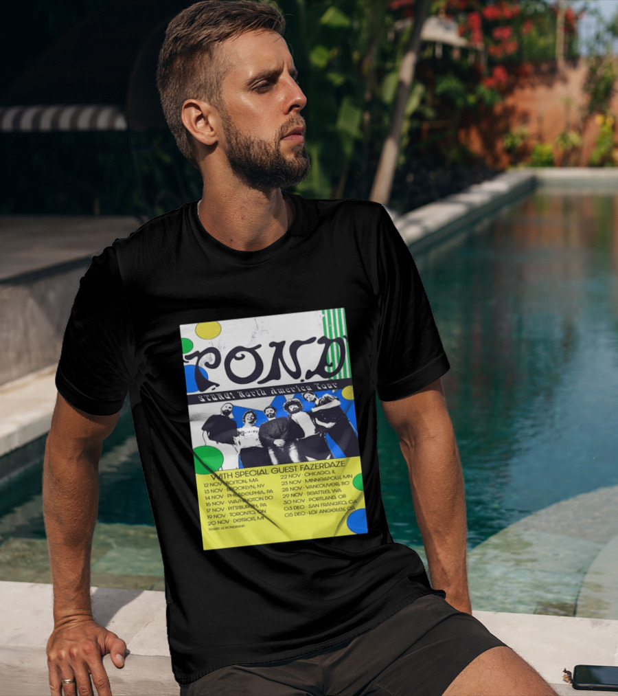 Pond Band Stunga North America Tour 2024 With Special Guest Fazerdaze T-Shirt