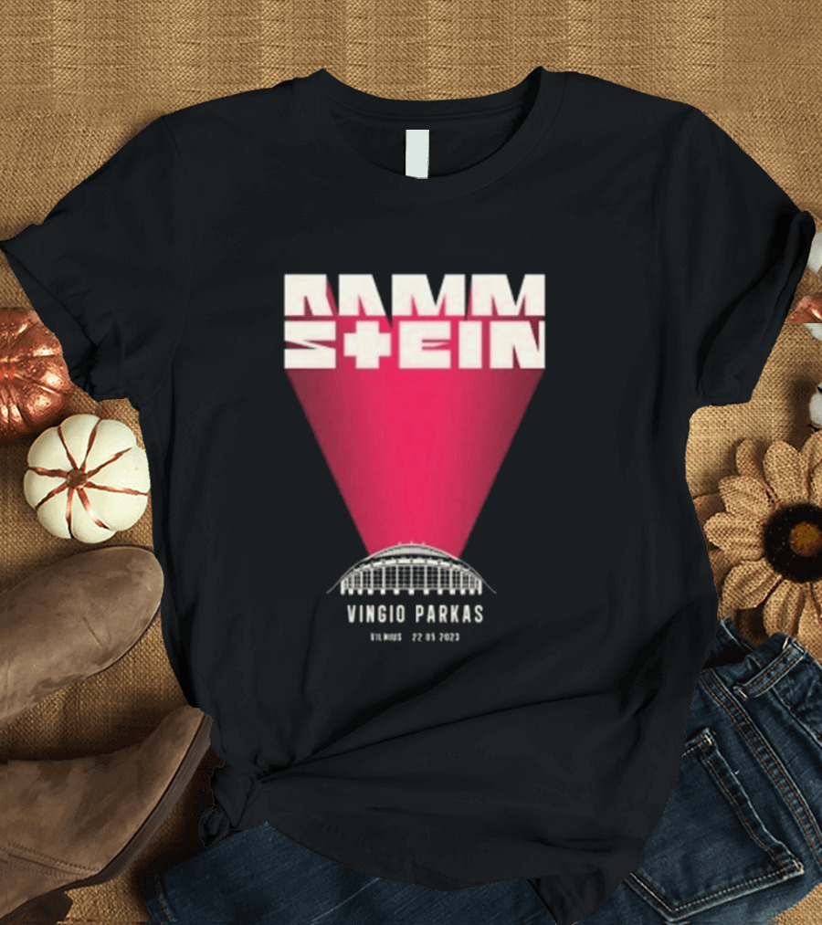 Rammstein Vingio Parkas Vilnius 22 05 2023 Tour Event T-Shirt