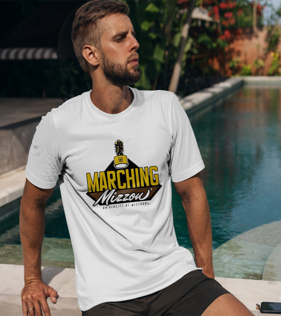 Marching Mizzou University Of Missouri Oval Tiger Head 2024 T-Shirt
