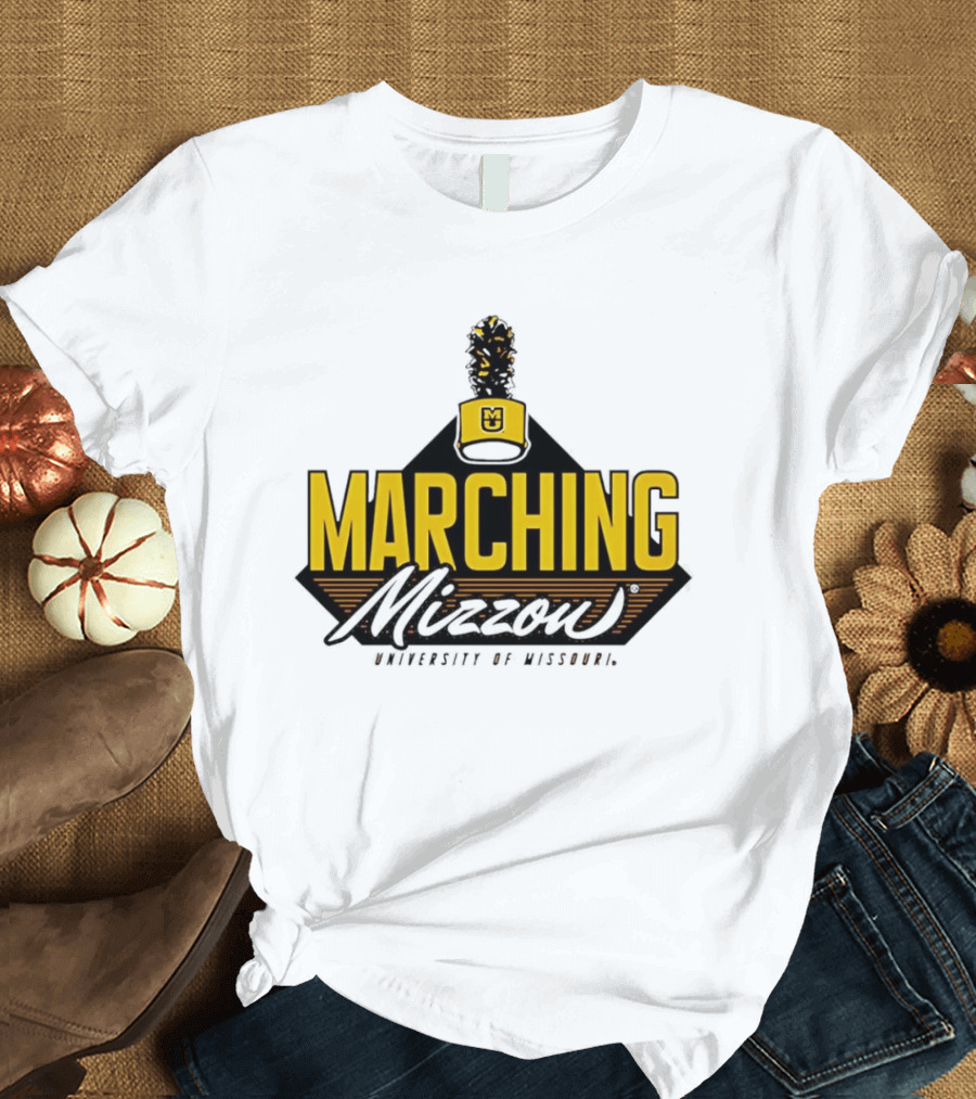 Marching Mizzou University Of Missouri Oval Tiger Head 2024 T-Shirt