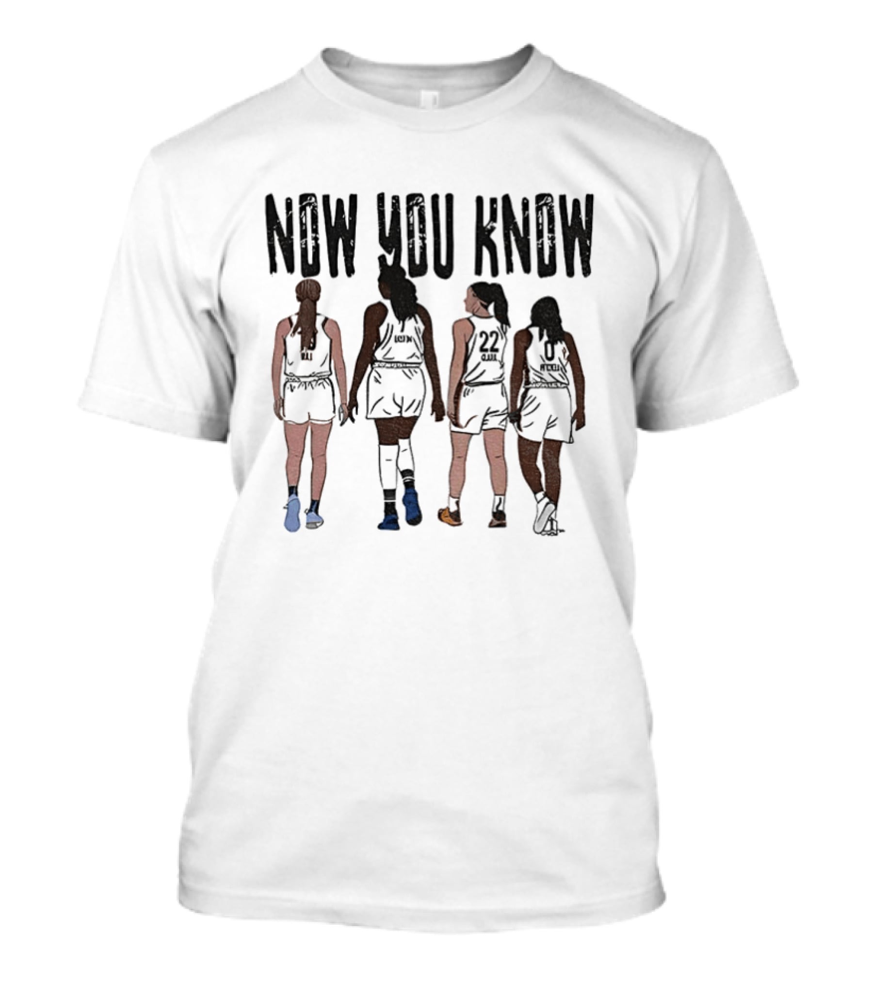 Now You Know Caitlin Clark Kelsey Mitchell Aliyah Boston Indiana Fever WNBA Basketball T-Shirt