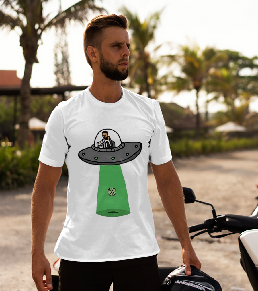 San Antonio Spurs Victor Wembanyama Wemby Extraterrestrial UFO Basketball T-Shirt
