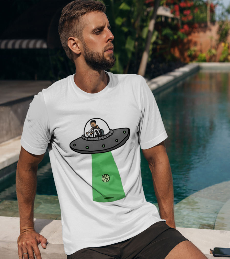 San Antonio Spurs Victor Wembanyama Wemby Extraterrestrial UFO Basketball T-Shirt
