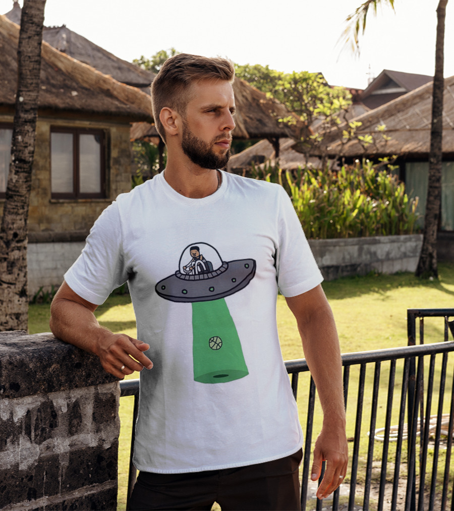 San Antonio Spurs Victor Wembanyama Wemby Extraterrestrial UFO Basketball T-Shirt