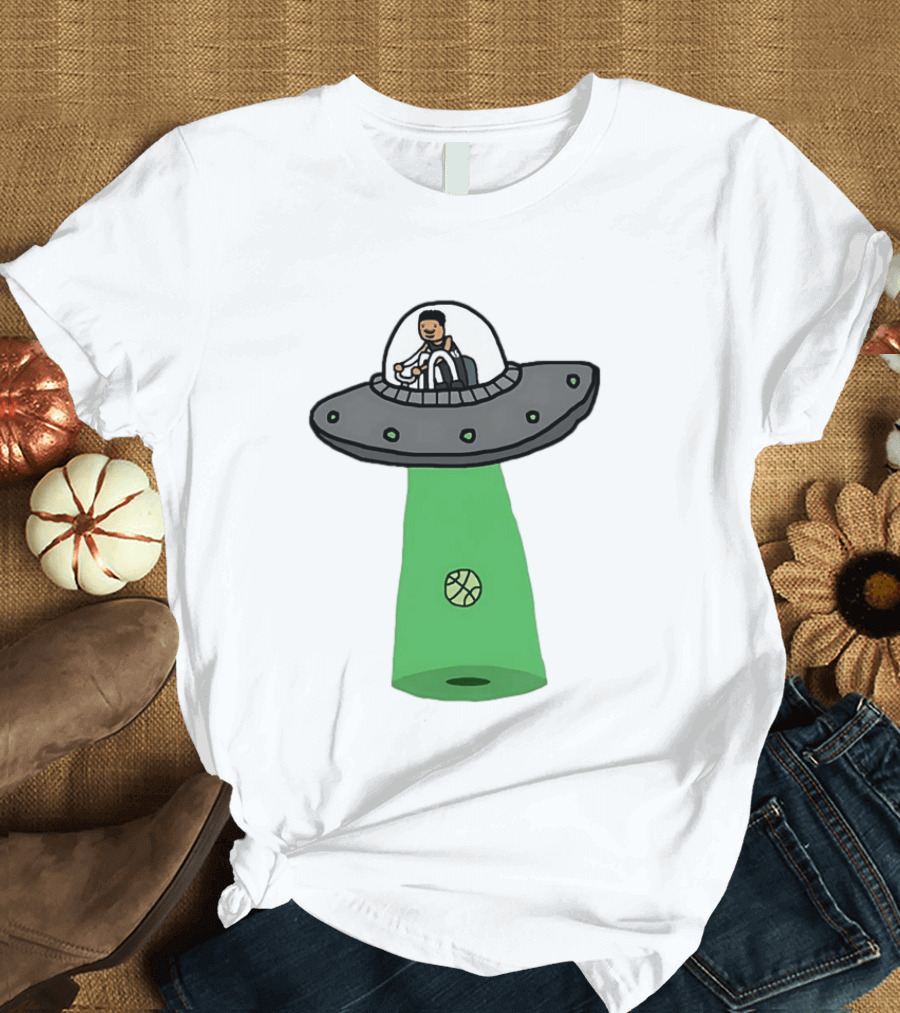 San Antonio Spurs Victor Wembanyama Wemby Extraterrestrial UFO Basketball T-Shirt