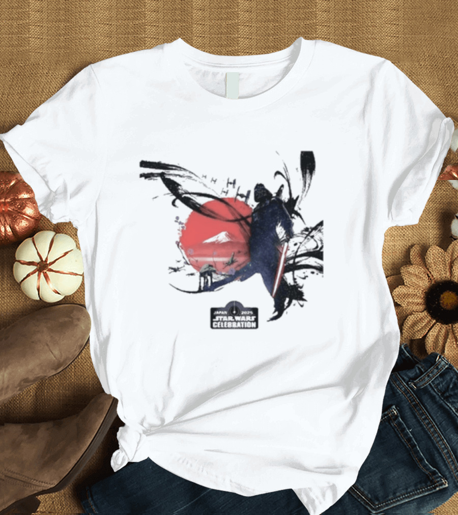 Star Wars Celebration Japan 2025 April 18 20 Darth Vader Samurai Sunburst T-Shirt