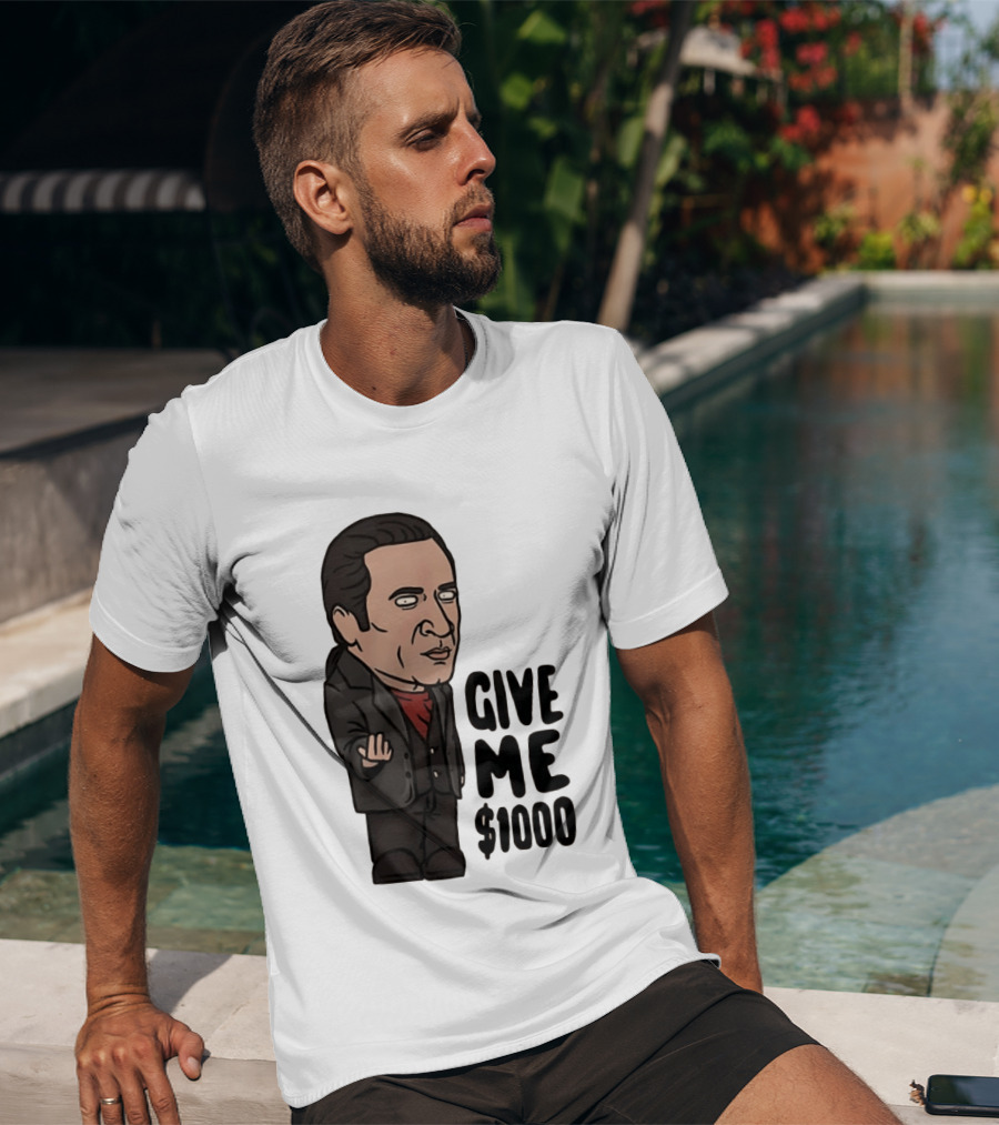 The Sopranos Furio Giunta Cartoon Give Me $1000 T-Shirt