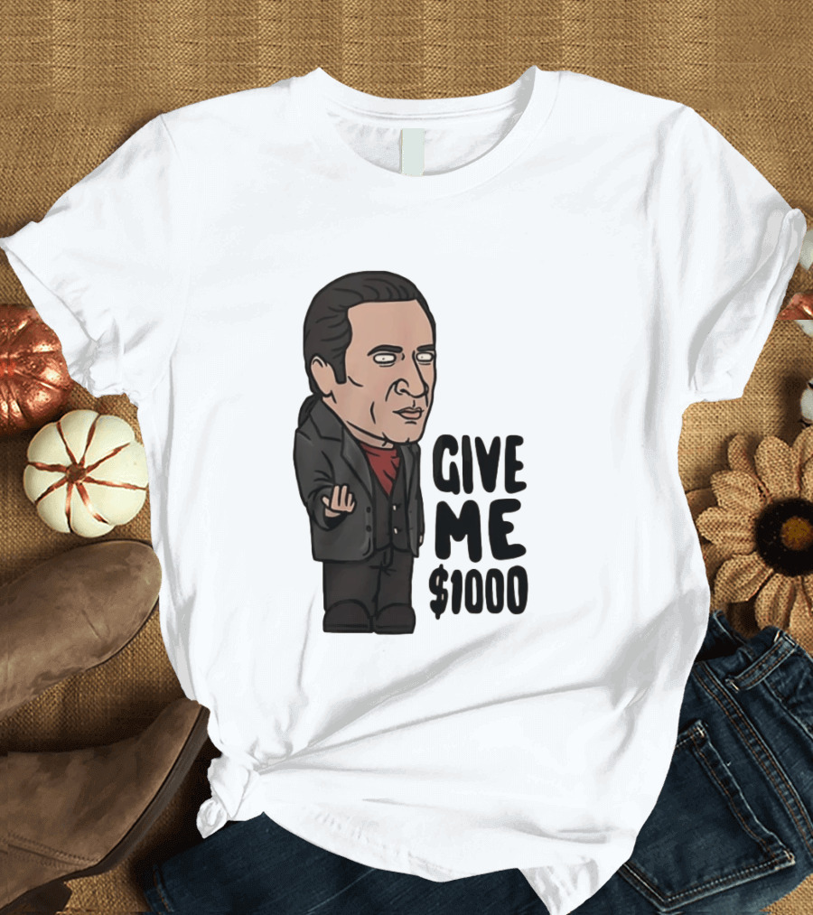 The Sopranos Furio Giunta Cartoon Give Me $1000 T-Shirt