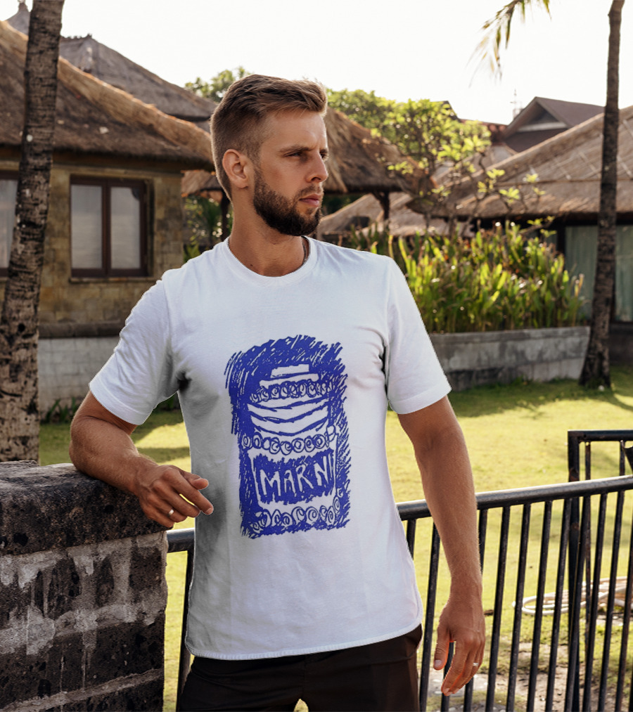 Travis Kelce 30th Anniversary Marni Runway Cool Collaboration T-Shirt