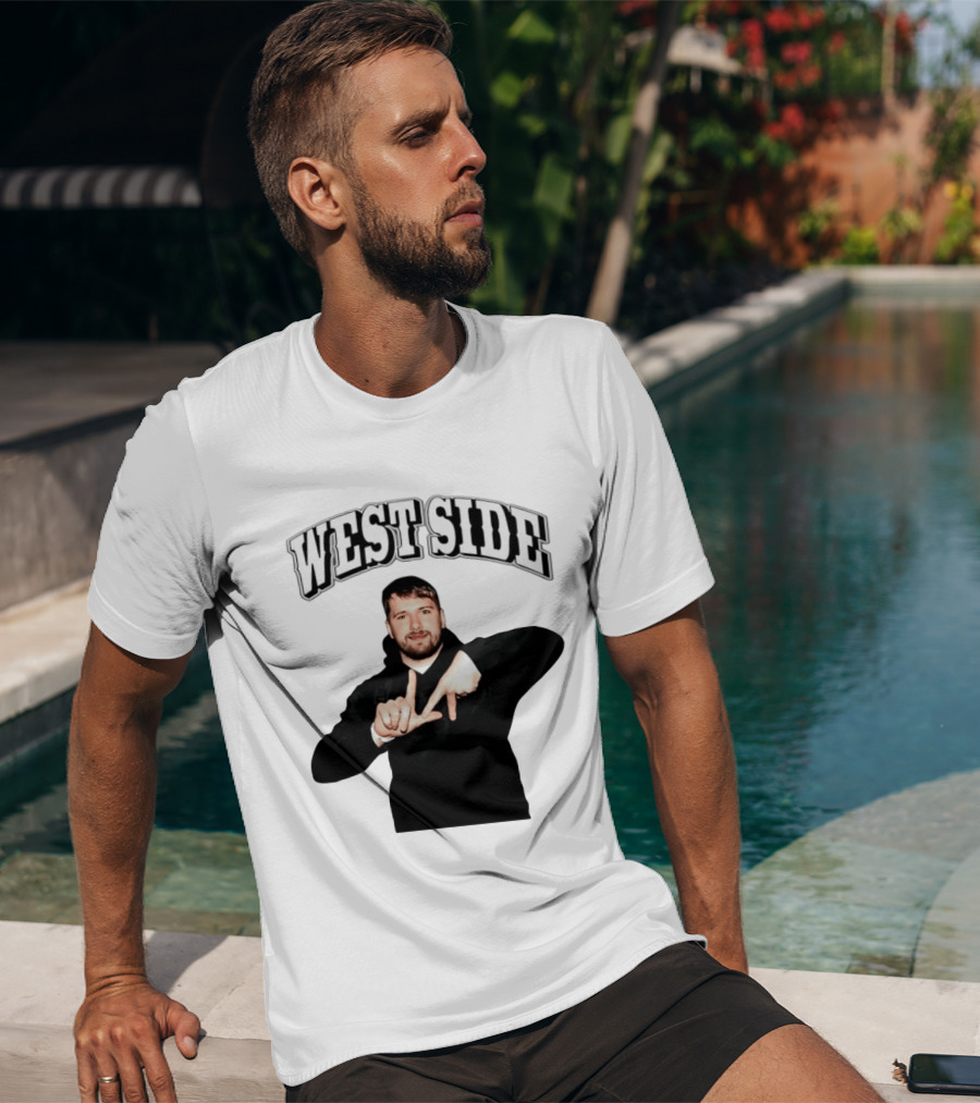 Luka Doncic Westside LA Hand Lakers T-Shirt