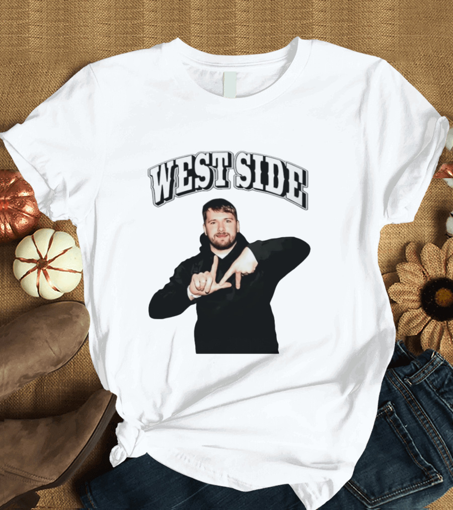 Luka Doncic Westside LA Hand Lakers T-Shirt