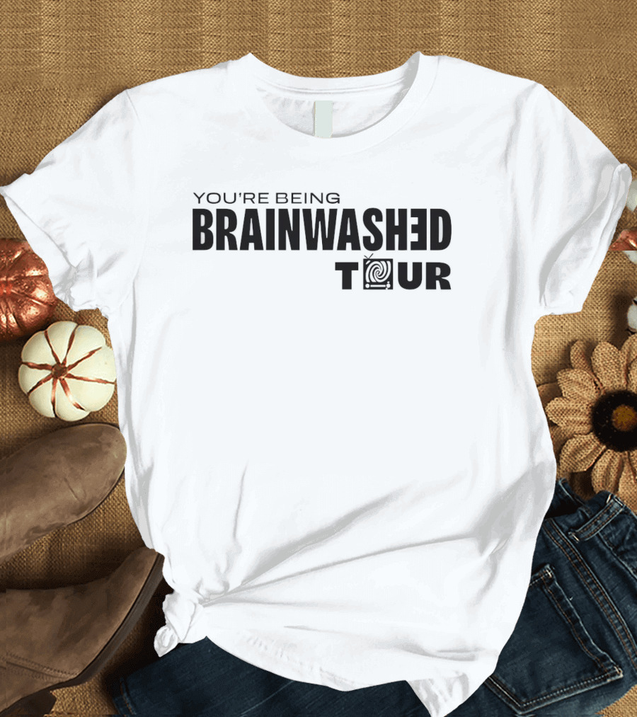 You're Being Brainwashed Tour TV Swirl T-Shirt