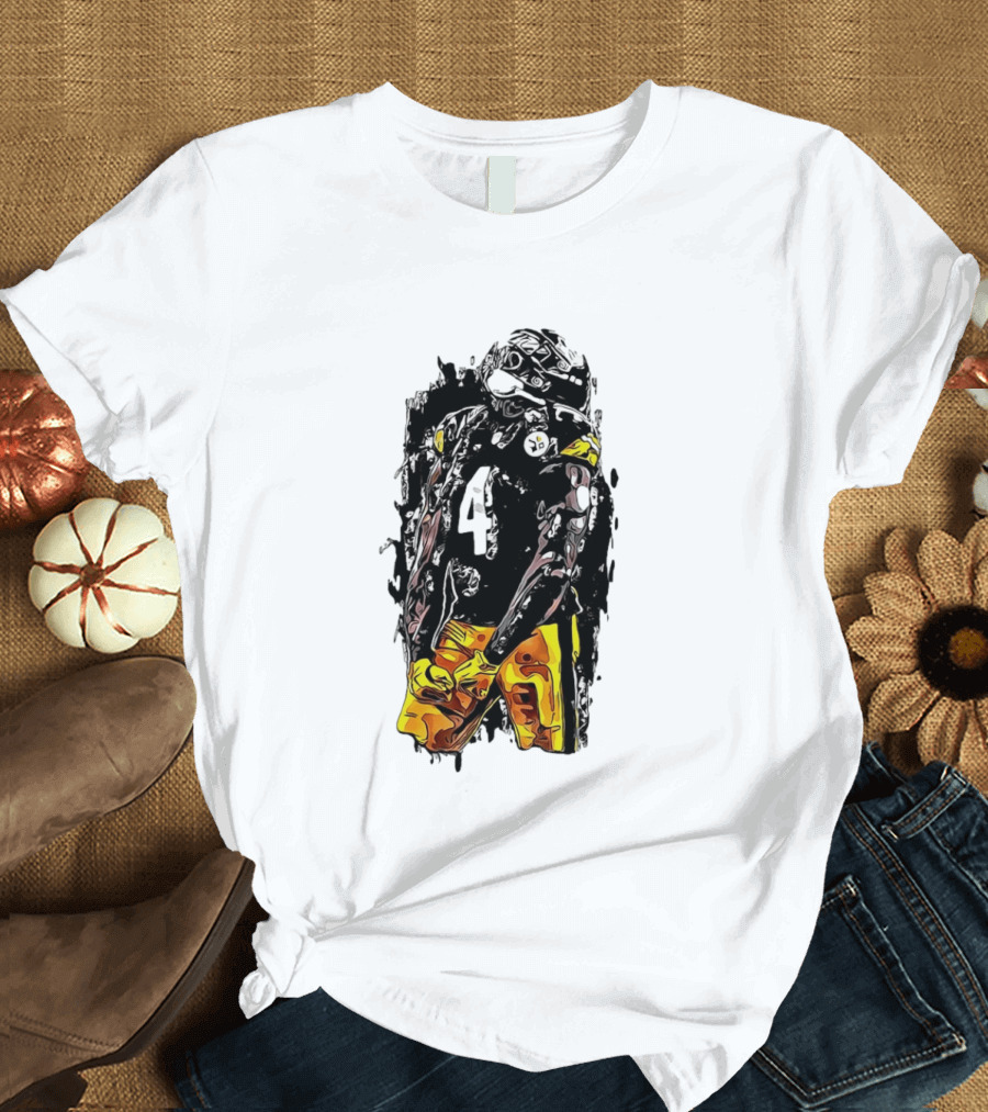 Zecharius Metcalf Metcalf Pittsburgh Steelers Black And Gold 4 DK T-Shirt