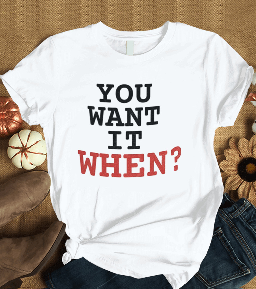 Zootopia Flash The Sloth You Want It When? T-Shirt