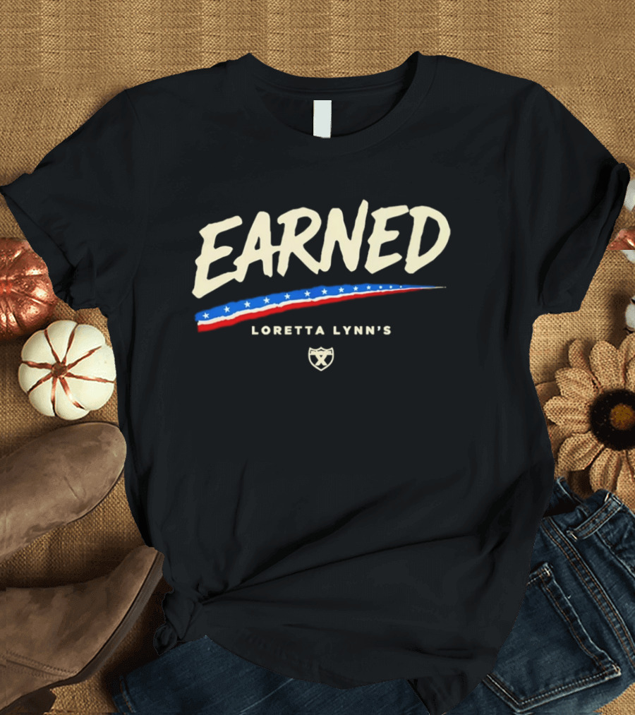 26 LLMX Earned Loretta Lynn's Stars And Stripes T-Shirt