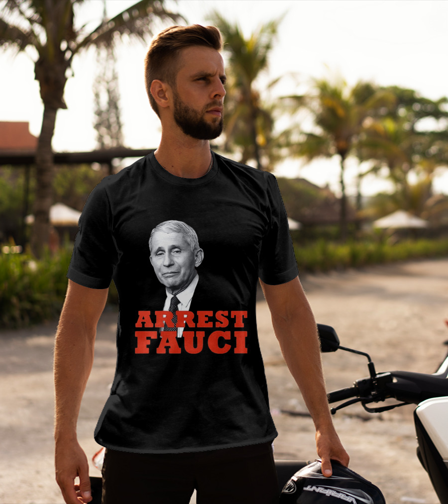 Arrest Dr Fauci Meme Face T-Shirt