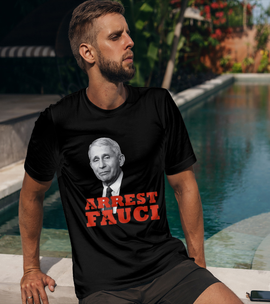 Arrest Dr Fauci Meme Face T-Shirt