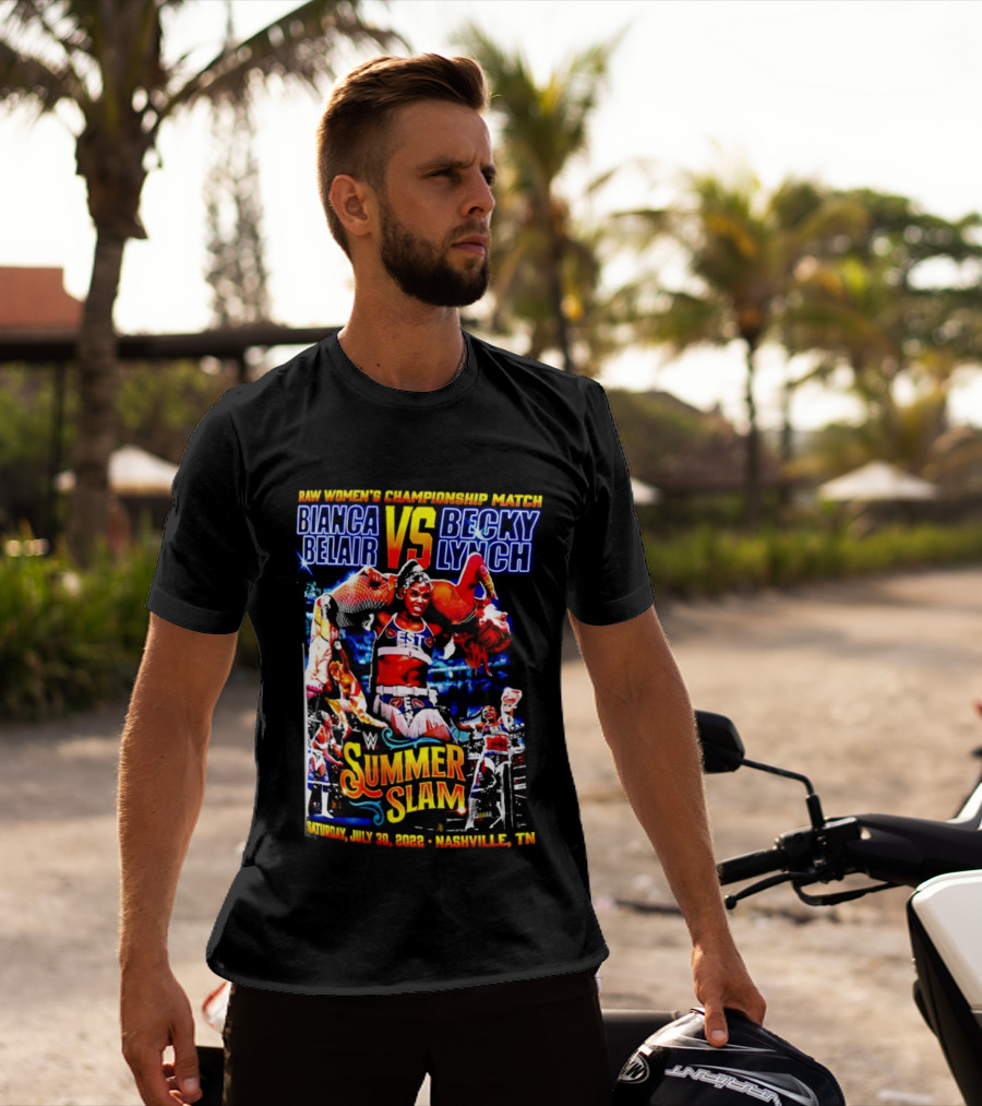 SummerSlam 2022 Bianca Belair Vs Becky Lynch Championship Match T-Shirt