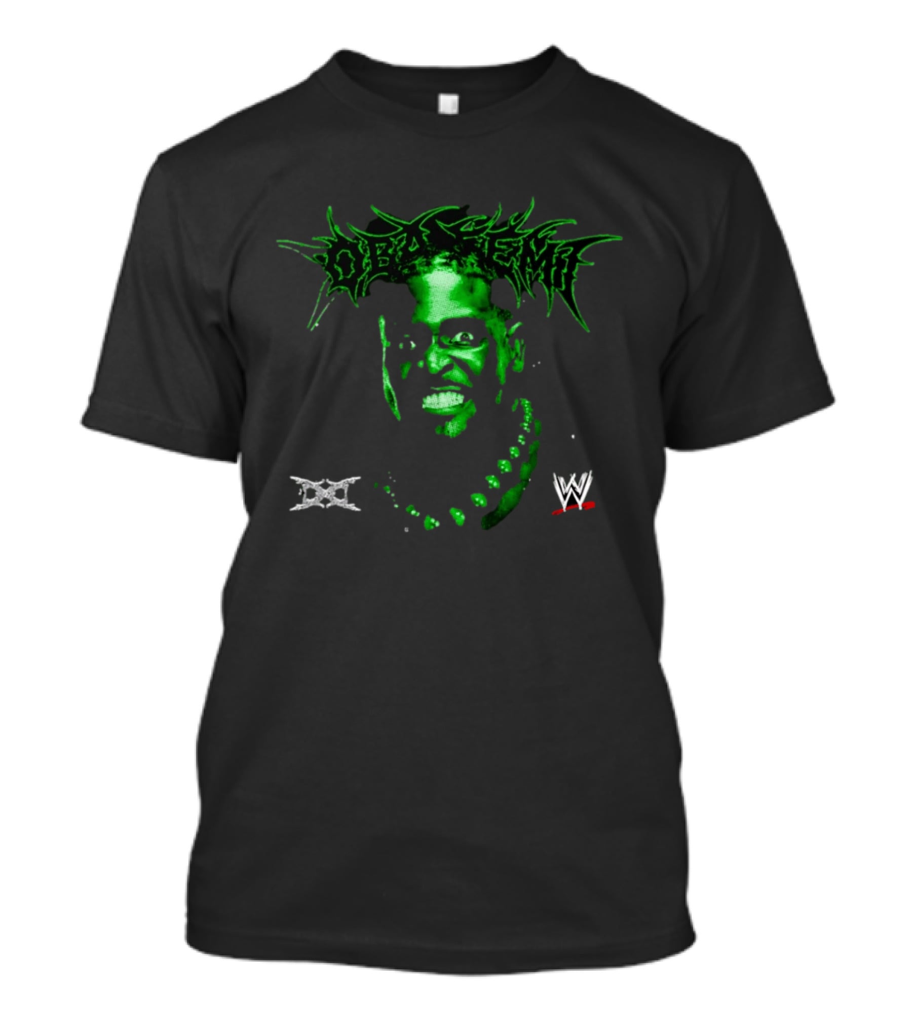 Ken Carson Oba Femi WWE DX Logo Green Face T-Shirt