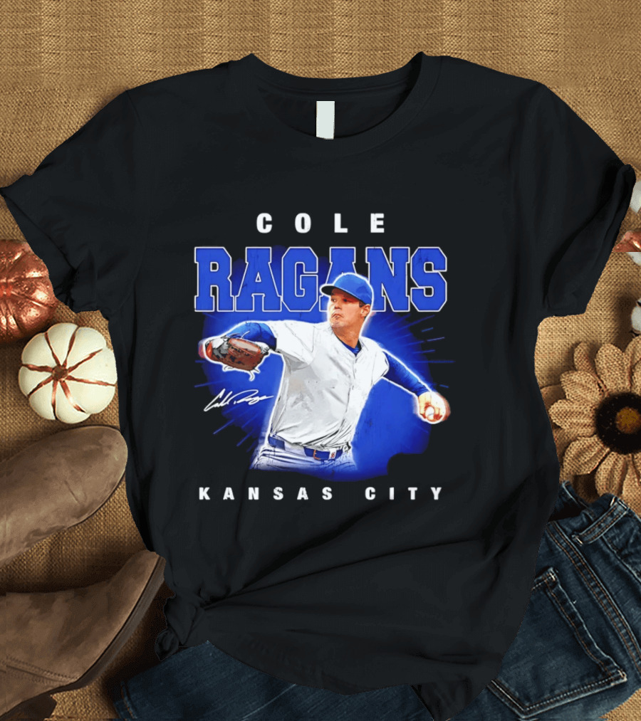 Cole Ragans Iconic Kansas City Pitcher Baseball Performance T-Shirt