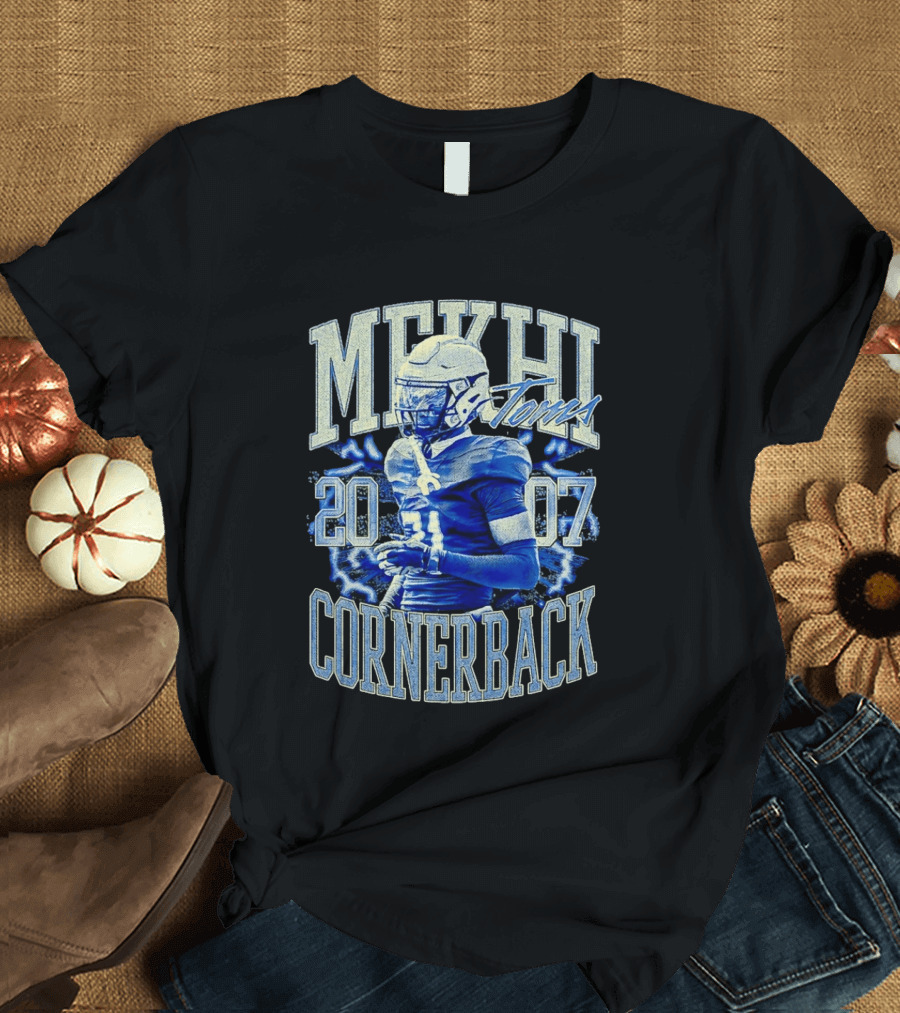 Mekhi Toms Cornerback 2007 Football Player Sports T-Shirt