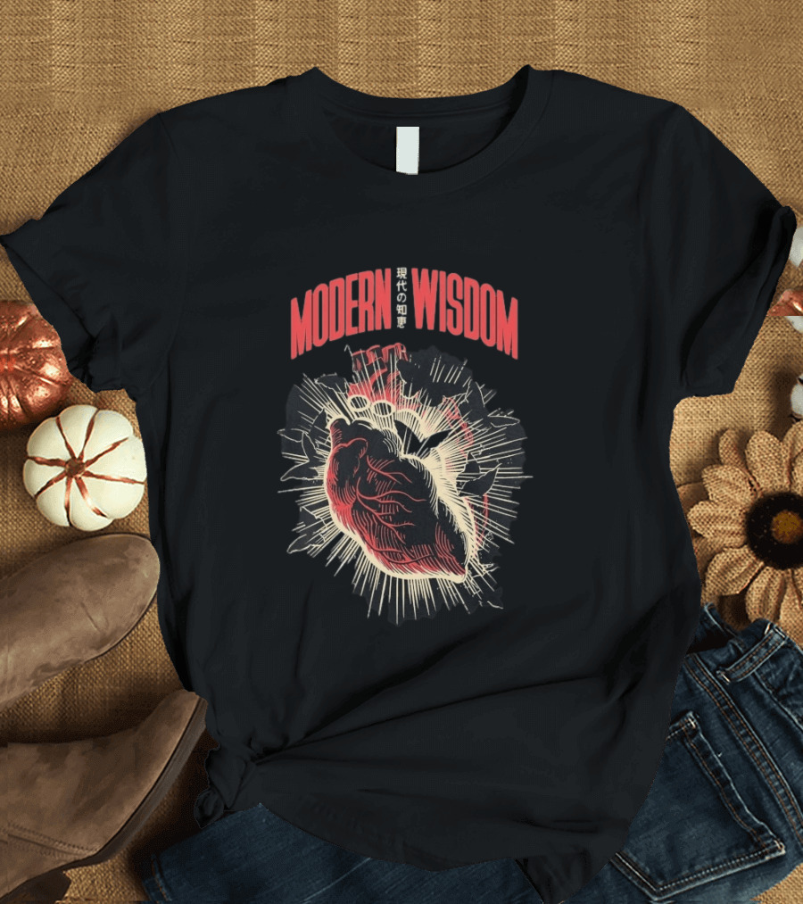 Modern Wisdom Bursting Heart T-Shirt
