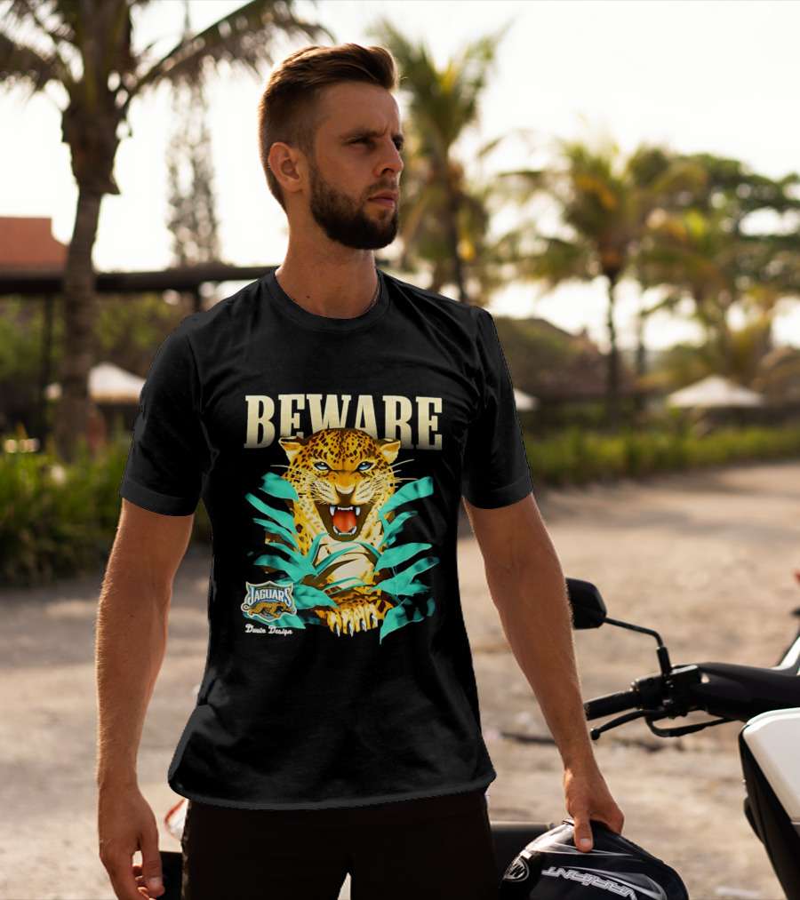 Jacksonville Jaguars Beware Logo Puma Blanca T-Shirt