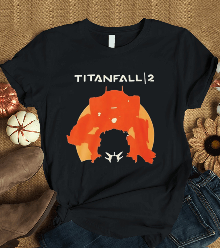 Rip Vince Zampella Titanfall 2 Orange Mech T-Shirt