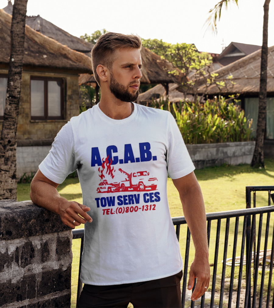 A.C.A.B. Towing Tow Services TEL.(0)800 1312 T-Shirt