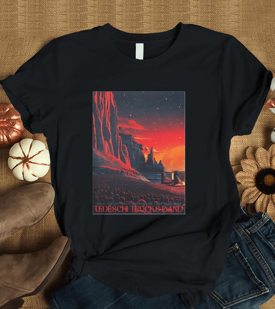 Tedeschi Trucks Band Live At Red Rocks Amphitheatre July 26 27 2024 Morrison Colorado T-Shirt