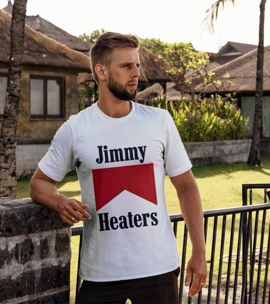 Jimmy Heaters Marlboro Cigarettes Red Banner T-Shirt