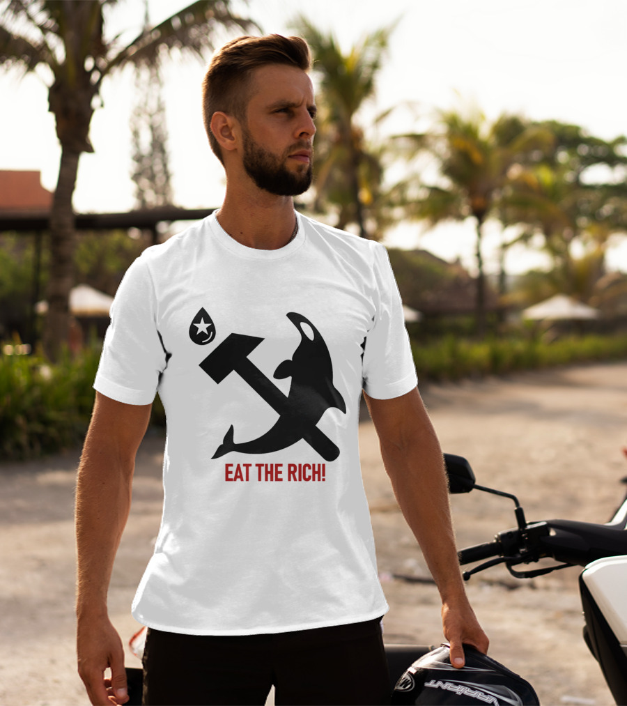 Eat The Rich Orca Hammer Star T-Shirt