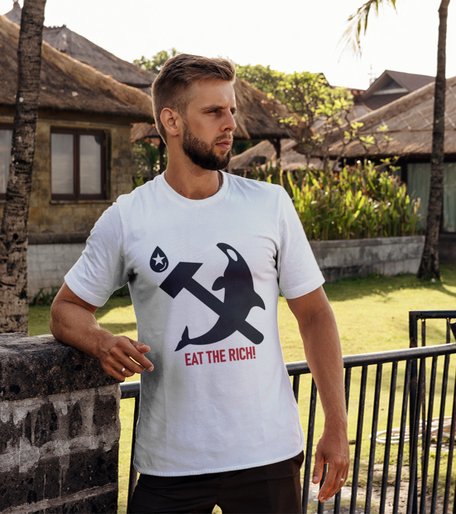 Eat The Rich Orca Hammer Star T-Shirt
