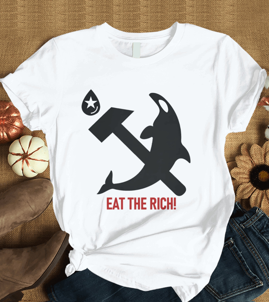 Eat The Rich Orca Hammer Star T-Shirt